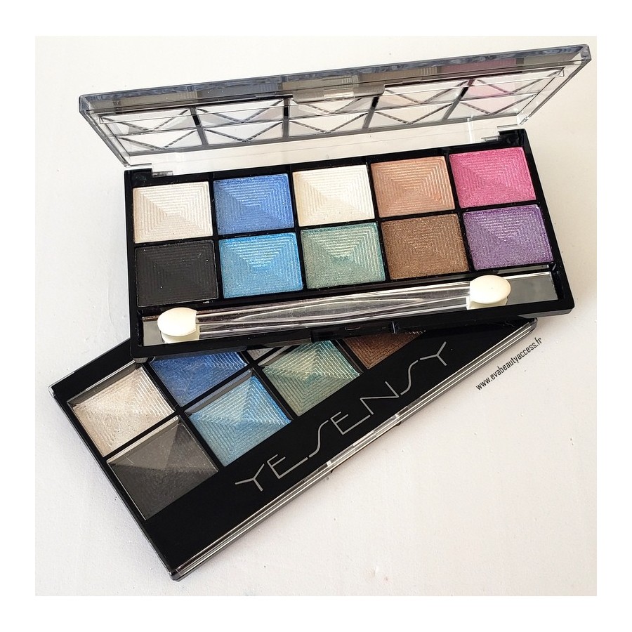 Palette Fard à Paupière 10 Couleurs N06 YESENSY Eva Beauty Access