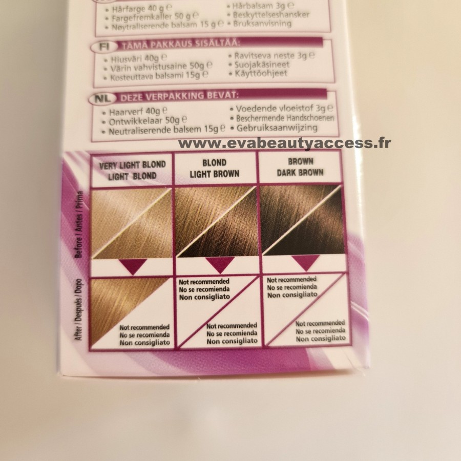 Coloration Sans Ammoniaque Cheveux Luxe Colors S9 0 Blond très Clair