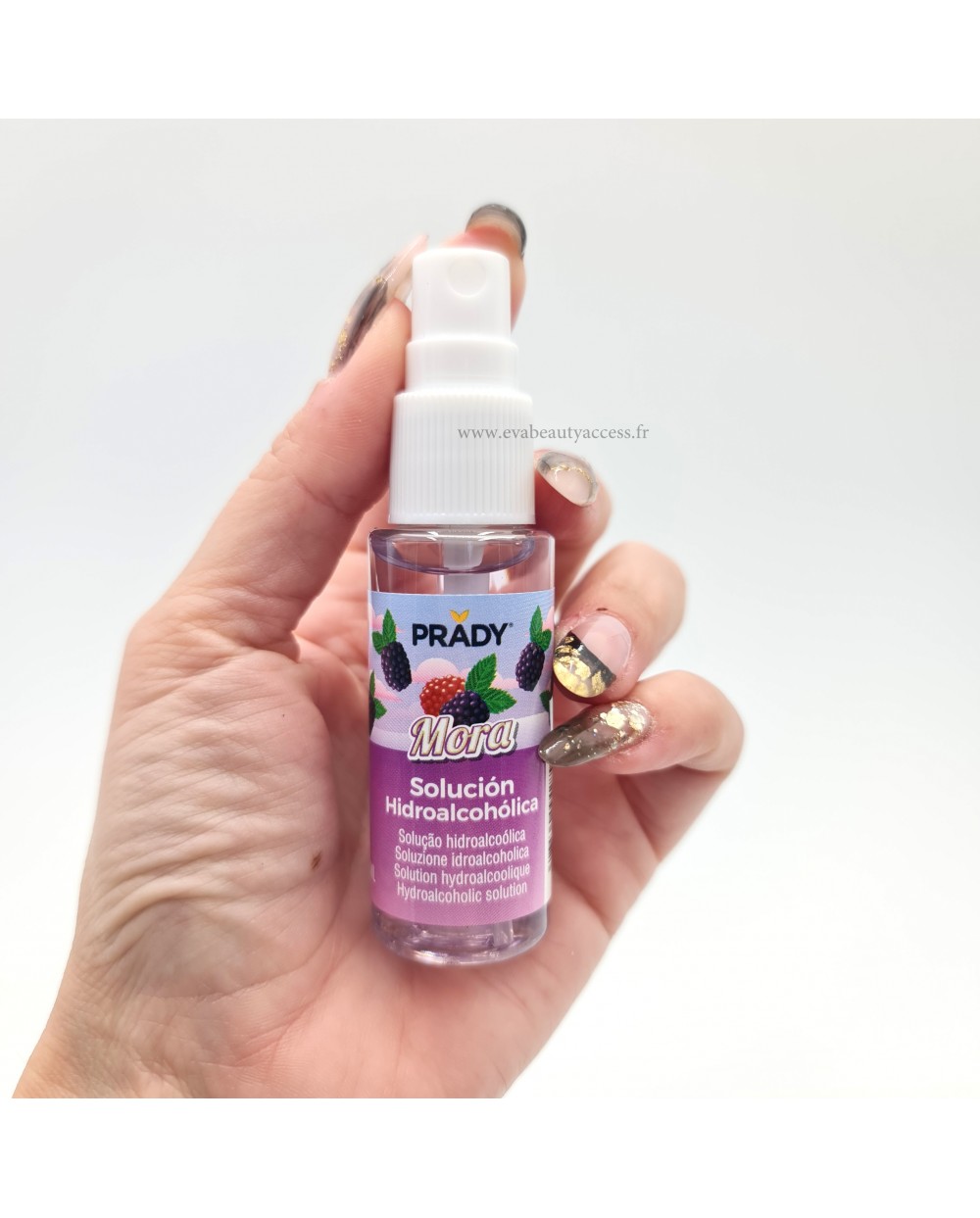 Solution Hydroalcoolique en Spray Mûre 30ml PRADY