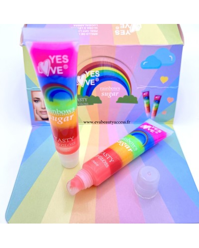 Tasty Lipgloss "Rainbow Sugar" - YES LOVE