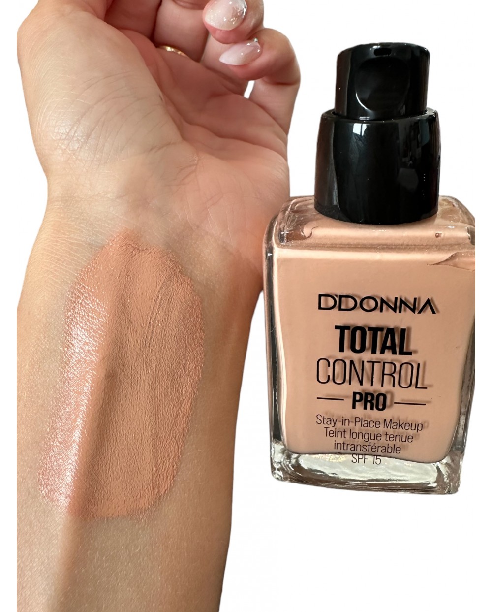 Fond De Teint DDONNA Longue Tenue Mat - Teinte Clair, Couvrance Totale, Hydratant
