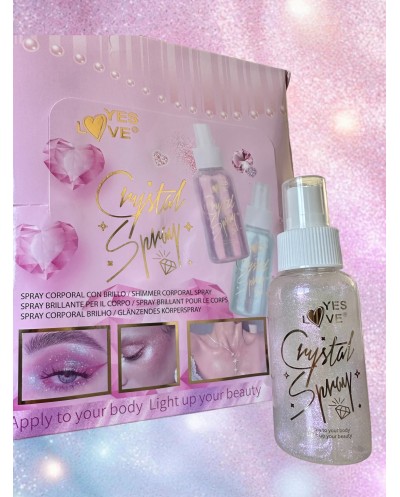 Crystal Spray Scintillant Pour le Corps - 01 - YES LOVE