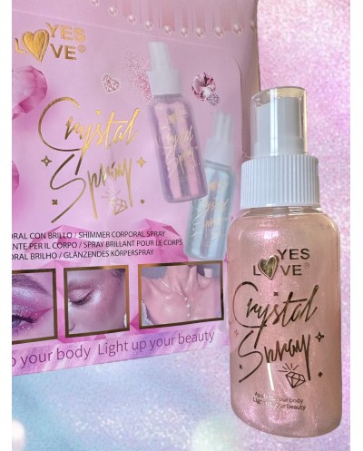 Crystal Spray Scintillant Pour le Corps - 03 - YES LOVE