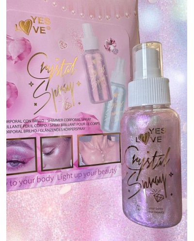 Crystal Spray Scintillant Pour le Corps - 04 - YES LOVE