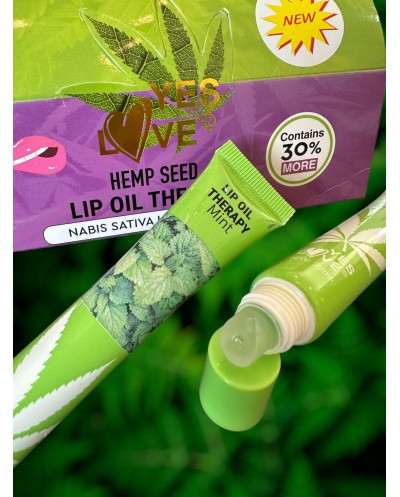 Lip Oil Therapy Canabis Sativa - Menthe - Yes Love