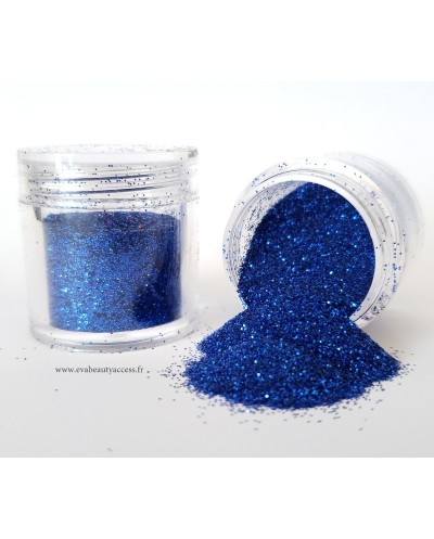 Grand Pot Paillette Maquillage - Corps - Ongles - Bleu Electrique