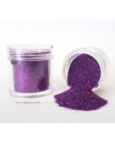 Grand Pot Paillette Maquillage - Corps - Ongles - Violet