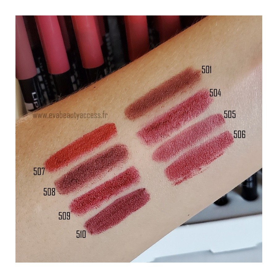 QIBEST Crayon à Lèvres + Rouge à Lèvres Liquide Matte – Tenue Longue, Teintes Intenses