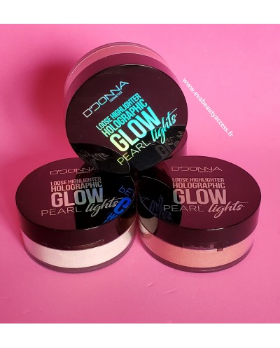 Loose Highlighter Holographic Glow Pearl Lights - D'DONNA