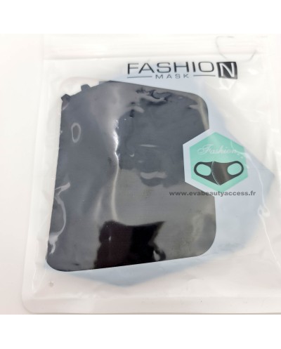 Masque en Tissu Lavable 'FASHION MASK' - Coton Noir