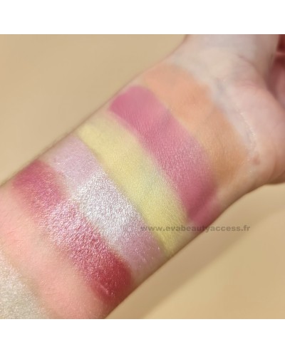 Palette de 6 fards à paupières pastels • Palette de Maquillage Pas Cher • Eva Beauty Access