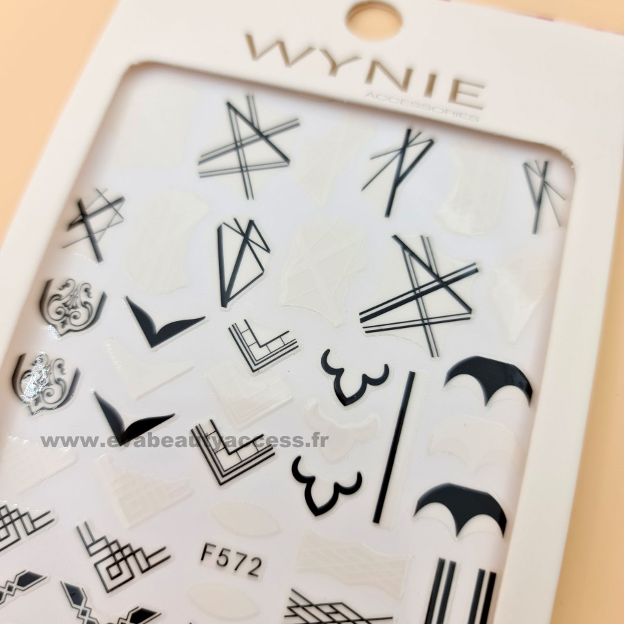 Grande Planche de Stickers Ongles - F572 - WYNIE