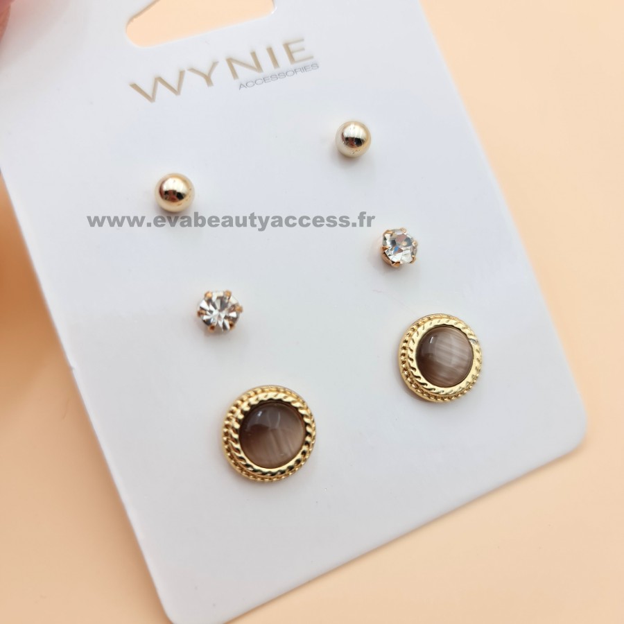 Boucles D'oreille Magnétiques Pour Homme - Lot De 10 Paires (5 Tailles : 5 à 10 Mm) - Faux Piercing Sans Perçage