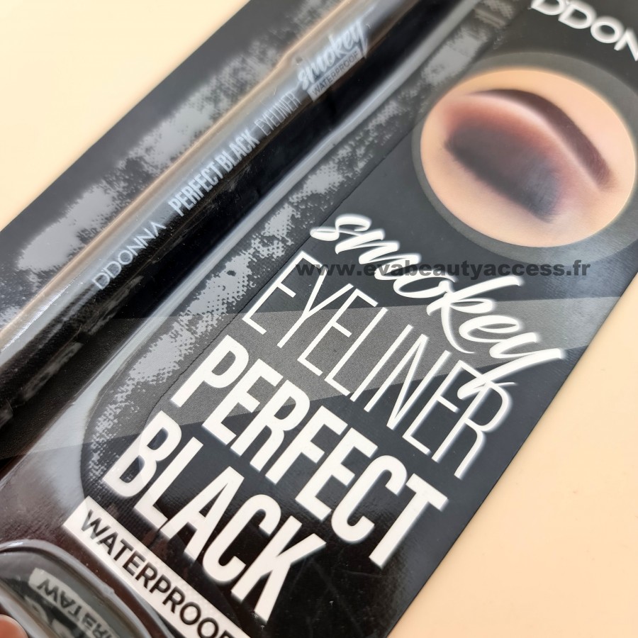 Smokey Eyeliner Perfect Black Waterproof + Taille Crayon - D'DONNA