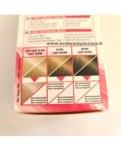 Coloration Permanente Cheveux Luxe Colors - 8.12 Blond Platine - MISS MAGIC
