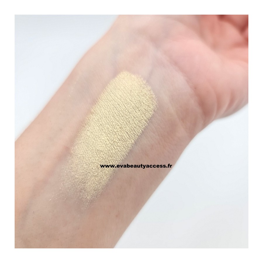 Fard à Paupières Mono Biguine - Shiny Olive Vert émeraude - 3 G - Testé Dermatologiquement