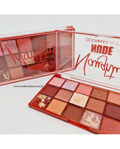 Grande Palette "NAUGHTY NUDE" 18 Couleurs - D'DONNA BEAUTY