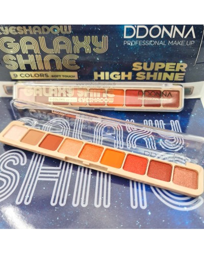 Palette "Galaxy Shine" 9 Couleurs Fard à Paupière - N°06 - D'DONNA