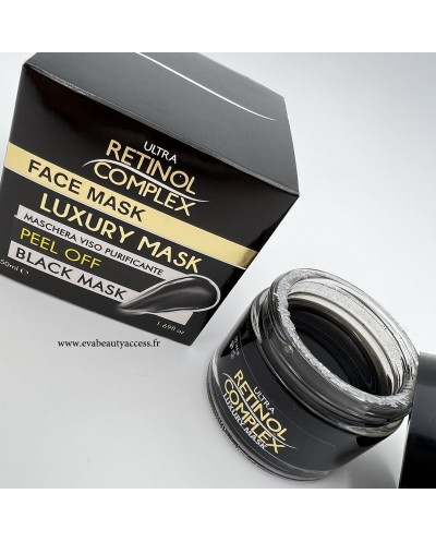 Black Mask Luxe Visage Peel-Off - RETINOL COMPLEX