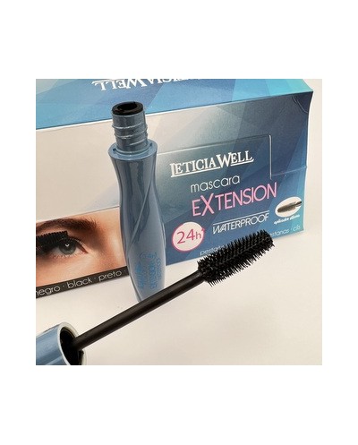 Mascara EXTENSION Waterproof 24H Noir - LETICIA WELL